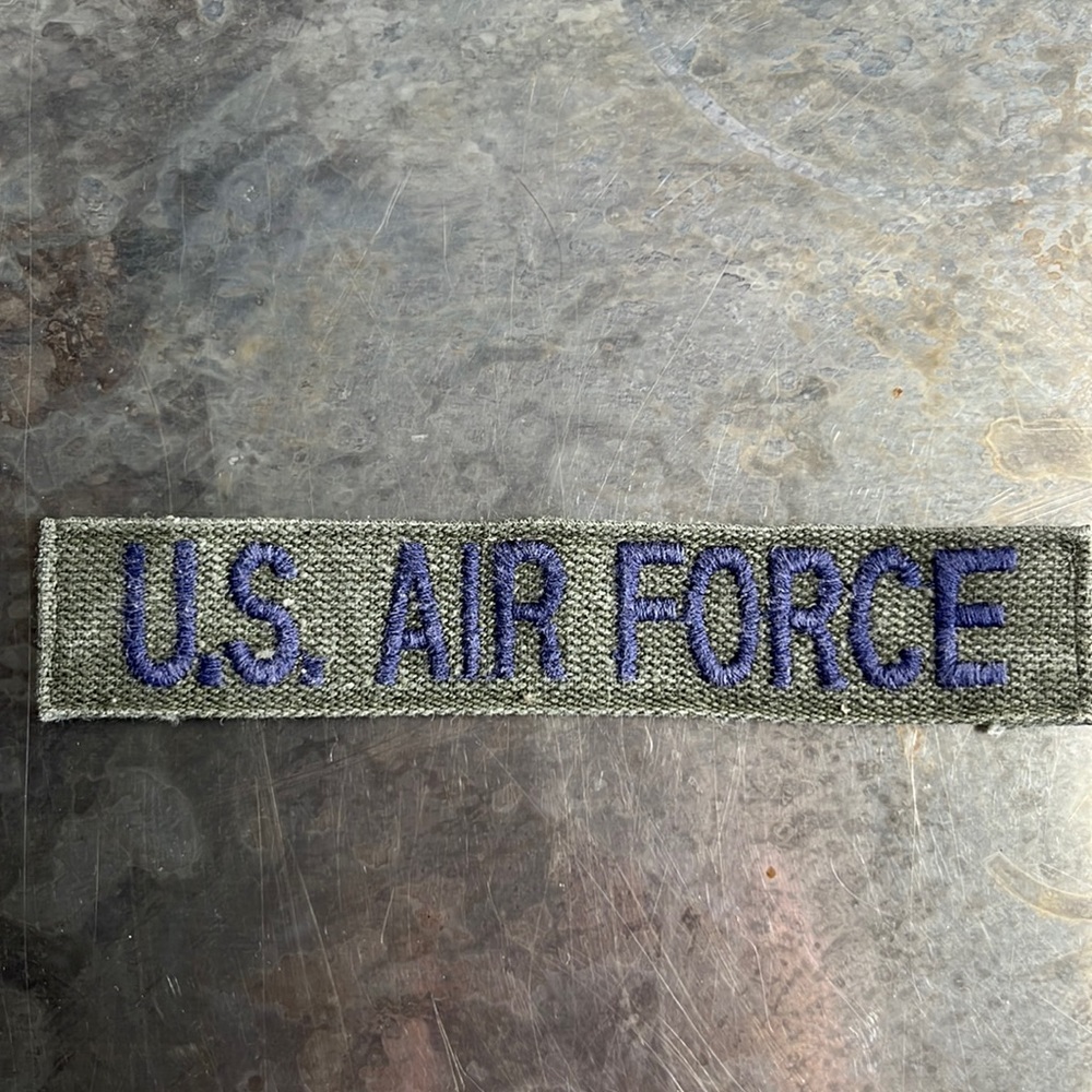U.S. AIR FORCE embroidered tape patch - Vintage